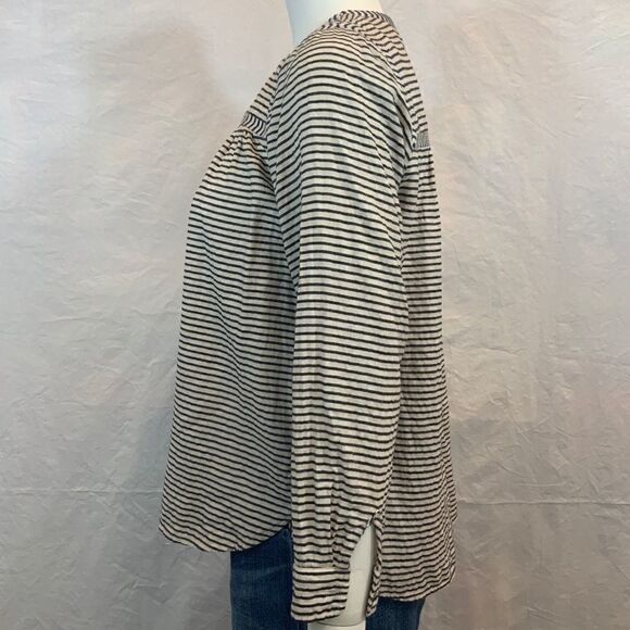 J. CREW EMBROIDERED ALPINE FOLK POPOVER IN STRIPE - Picture 5 of 7